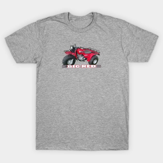 BIG RED 3 WHEELER ATV T-Shirt by Cult Classics